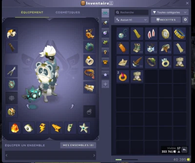 Compte Dofus Forgelance Niveau 200 - Opti 11/6 - Full Parcho - PC