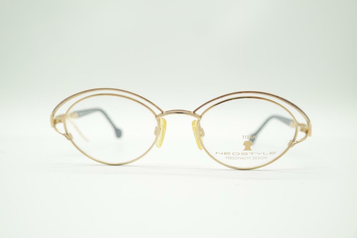 Vintage Neostyle Dynasty 801 787 Titan Gold Oval Glasses  display picture 3