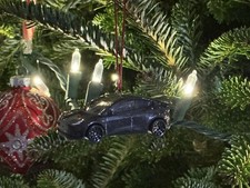 Christmas Ornament for Tesla Model Y Black Hand Made Gift
