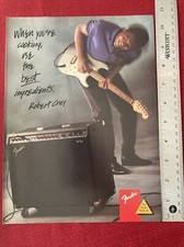 Robert Cray Zfor Amplifiers 1989 Print Ad - Great To Frame!