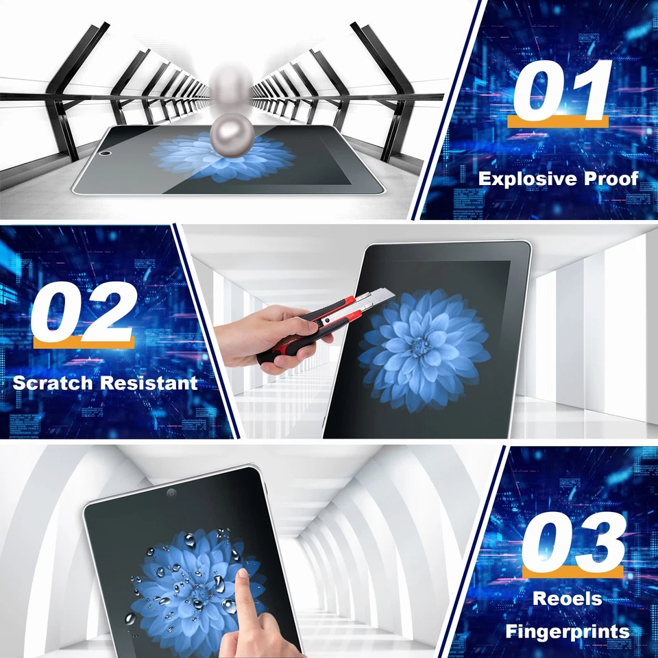 RUIYA Car Screen Protector Tempered Glass 15.5" For 2025 Ford F-150 Lightning - Image 4 of 4