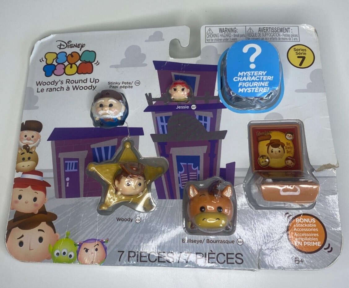 New Disney Tsum Tsum Woody's Round Up Toy Story Jakks Series