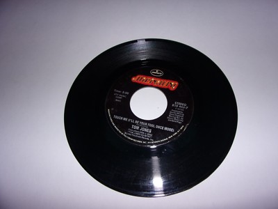 Tom Jones: Touch Me / We're Wasting Our Time / 45 Rpm / 1982 Mercury 810445