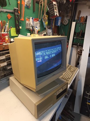 Commodore PC 10-III Vintage Computer   Funktioniert   Retro PC   Oldtimer Rechne