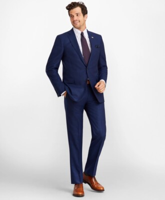 BROOKS BROTHERS REGENT スーツ セットアップ N2275 Brooks Brothers 1818 Regent Suit Navy Blue 38S NWT | eBay