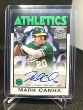2021 Topps Update 1986 Baseball Auto #86B-MC Mark Canha Detroit Tigers  (B)