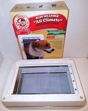  NEW OPEN BOX Ideal Pet Products RUFF WEATHER Dog Door Medium 7.25" x 13" Flap