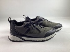 Mens Geox Sterrato Olive Grey Mesh  NBK Casual Sneakers NEW