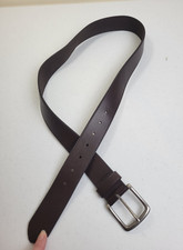 Belt Men's Brown Faux Leather Golf Western Career Casual Dress Size 38/40