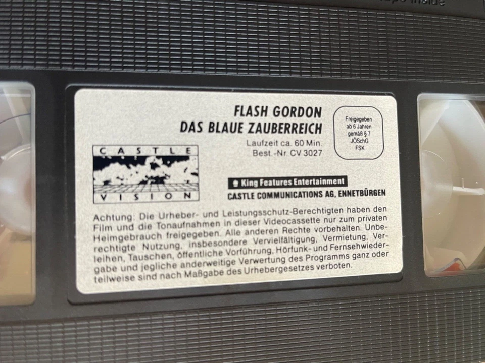 Flash Cordon Das Blaue Zauberreich - 1989 King Feature - VHS Film - Bild 3 von 4
