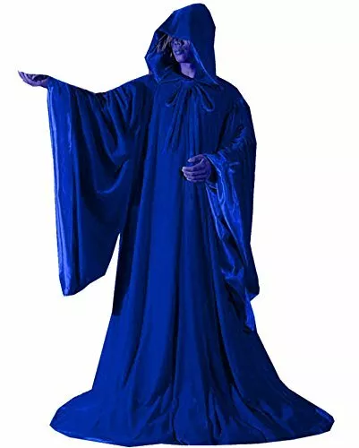 Samtkleid Halloween Mantel schick Cosplay Kostüm - Bild 15 von 39