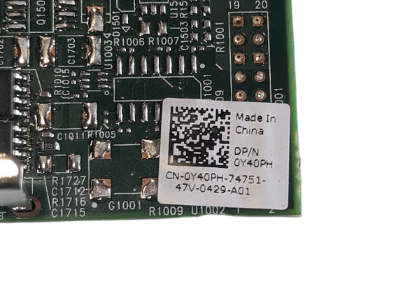 Y40PH Dell Broadcom 57810S Dual Port 10Gb Network Adapter HH Bracket No SFPs - Image 4 of 4