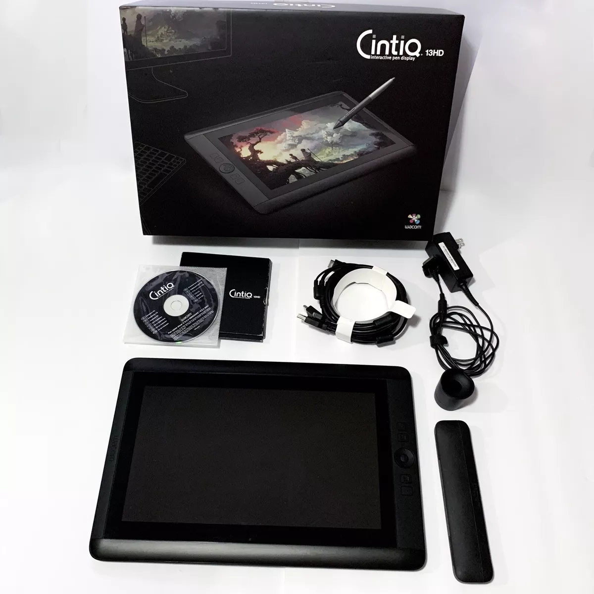 Wacom Cintiq 13HD DTK-1300 Interactive Pen Display w/ Accessories