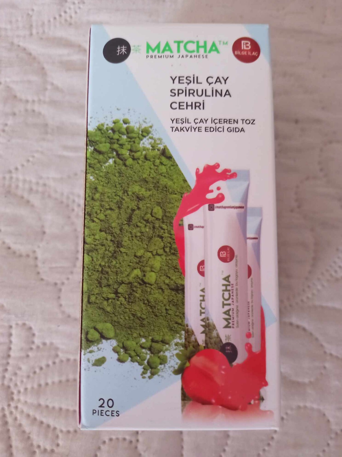 Matcha Premium Japanese Tea Natural Green Tea Powder (20 pcs)