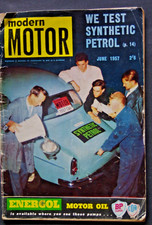 Modern Motor 1957 Jun Citroen light 15 Morris Minor 1000 Berkley Peugeot 403 Amp