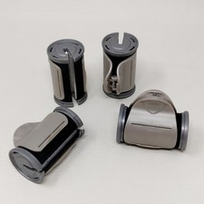 Lot 4 Remington H-2050 T-Studio REPLACEMENT Heated 1 3/8" Hair Rollers Clips