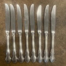 8 Butter Knife Table  Oneida WM A Rogers MANSFIELD / AMADEUS Stainless