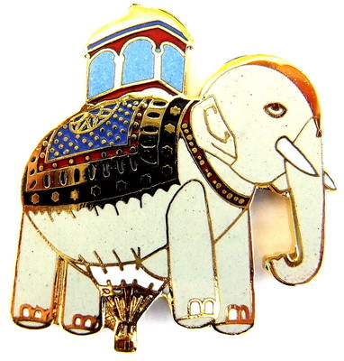 BALLON ''SPECIAL SHAPE'' Pin / Pins - FORBES ELEPHANT / D-ELEPHANT [3758]