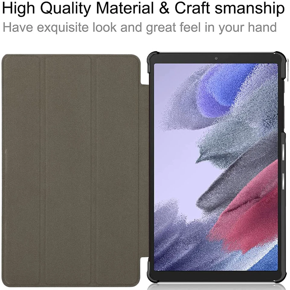 Leather Magnetic Smart Stand Case Cover For Samsung Galaxy Tab A7 Lite 8.7" Inch - Image 4 of 4