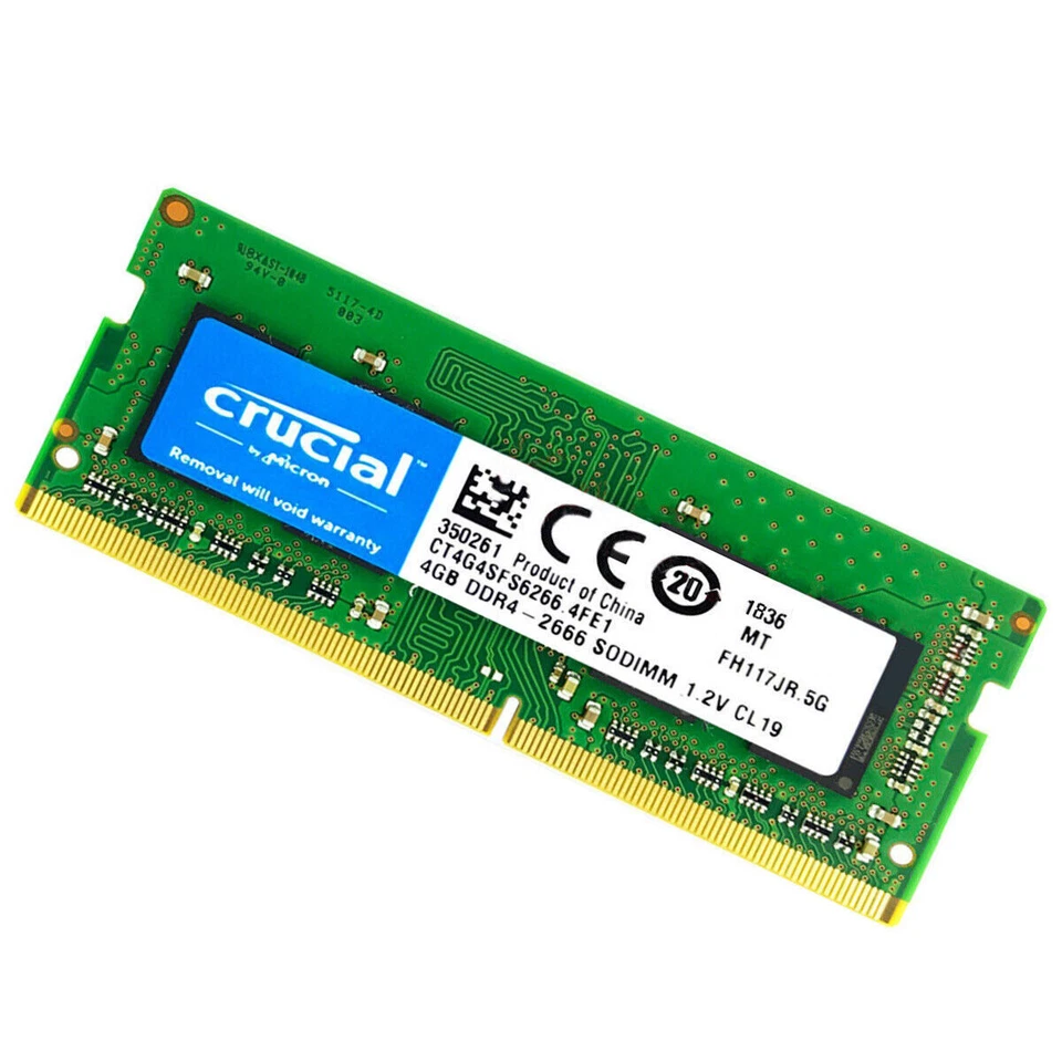 Crucial DDR4 4GB 8GB 16GB 2133 2400 2666  LAPTOP SPEICHER SODIMM NOTEBOOK-RAM - Image 3 of 4
