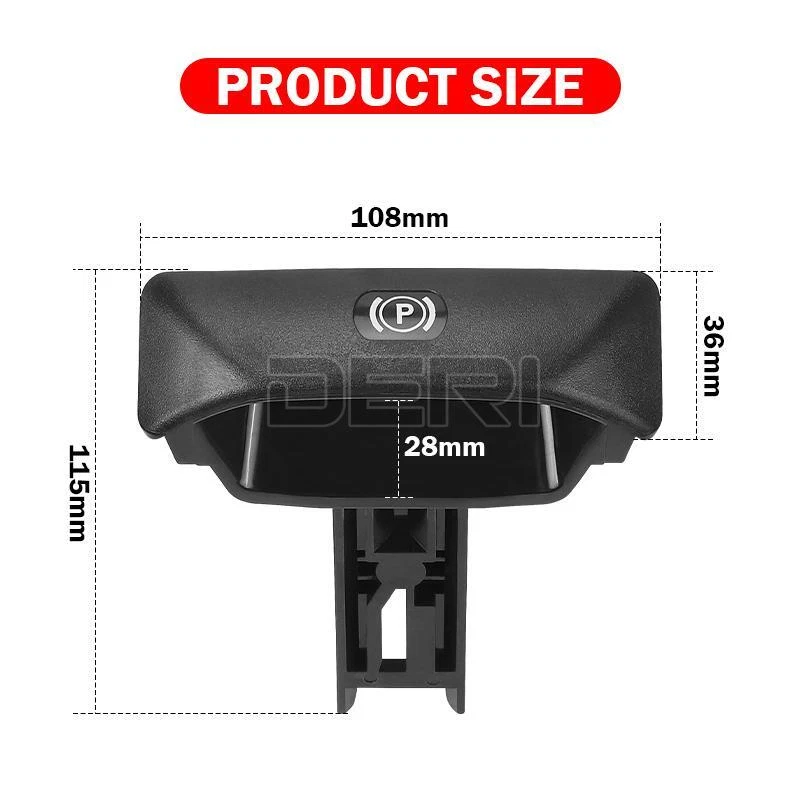 Manija de liberación de freno de estacionamiento delantera para Mercedes-Benz W204 W212 W207 X204 W218 Foto 4 de 4