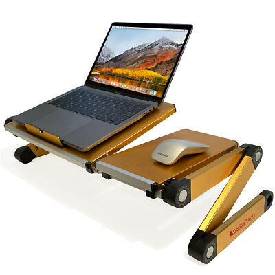Gorilla Tech tragbarer Laptop Schreibtisch Sofa Ständer Luftraum klappbar verstellbar Ständer
