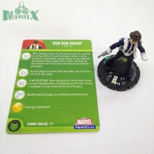 Heroclix Secret Invasion set Dum Dum Dugan (Skrull) #032 Uncommon figure w/card!