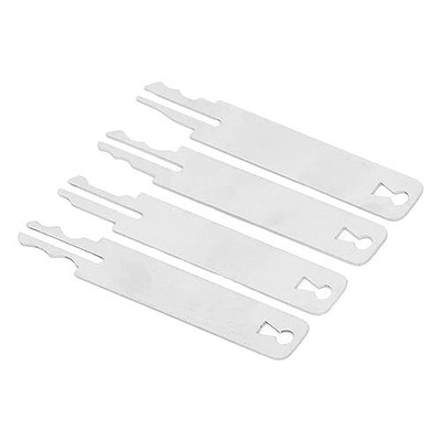 Mrchrogge 4Pcs Lock Repair Pick Padlock Unlock Tool Hardened Carbon Steel Set...