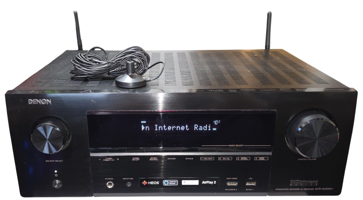 DENON AVアンプ AVR-X2600H Denon AVR-X2600H 4K UHD AV 7.2 Channel Receiver with Amazon Alexa