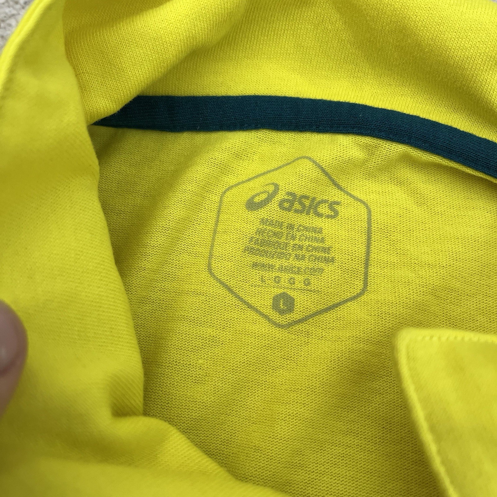 Tokyo 2020 Olympics Australia S/S Polo Shirt Size Large Asics Team Issue thumbnail 5