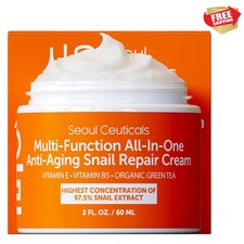 Snail Mucin Moisturizer 97.5 - Korean Skin Care Snail Repair Cream - Day  N...