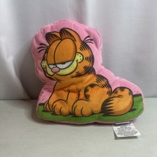 GARFIELD SHAPED THROW PILLOW 10 Cat Pink