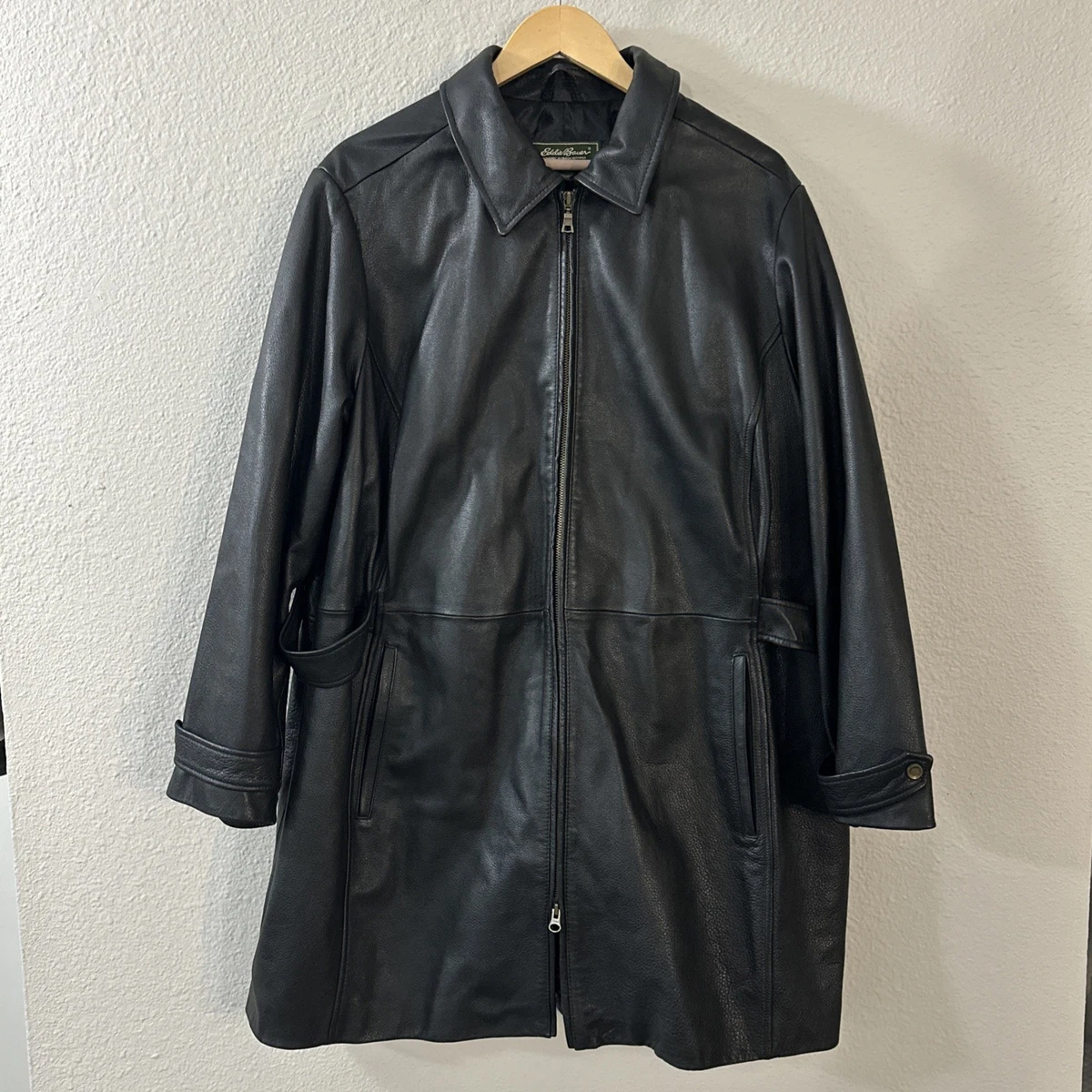 Eddie Bauer Leather Outer Shell Coats, Jackets & Vests Trench
