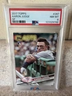 2017 Topps Update Variation Aaron Judge #287 Leaning On Railing SP (RC) PSA 8!