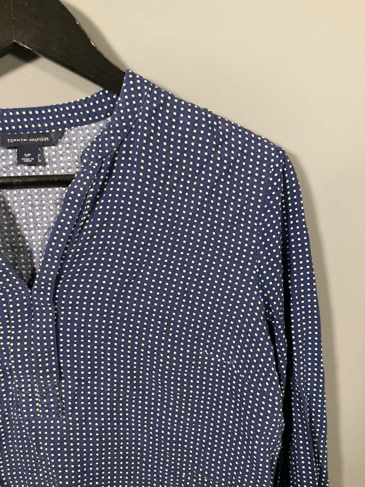 TOMMY HILFIGER Top - Size Small - Polka Dot - Great Condition - Women’s - Imagem 3 de 4