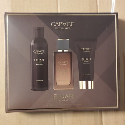 CAPACE EXCLUSIVE ELUAN HOMBRE WOODY | VANILLA SET SHOWER GEL EdT FACE WASH