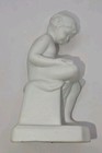 Vintage Germany Staped Porclein Boy Reading A Book 3.5 Inches — photo 3