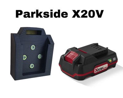 Parkside 20V X-Team Akkuhalter Wandhalter Wandhalterung Akku Halter sets