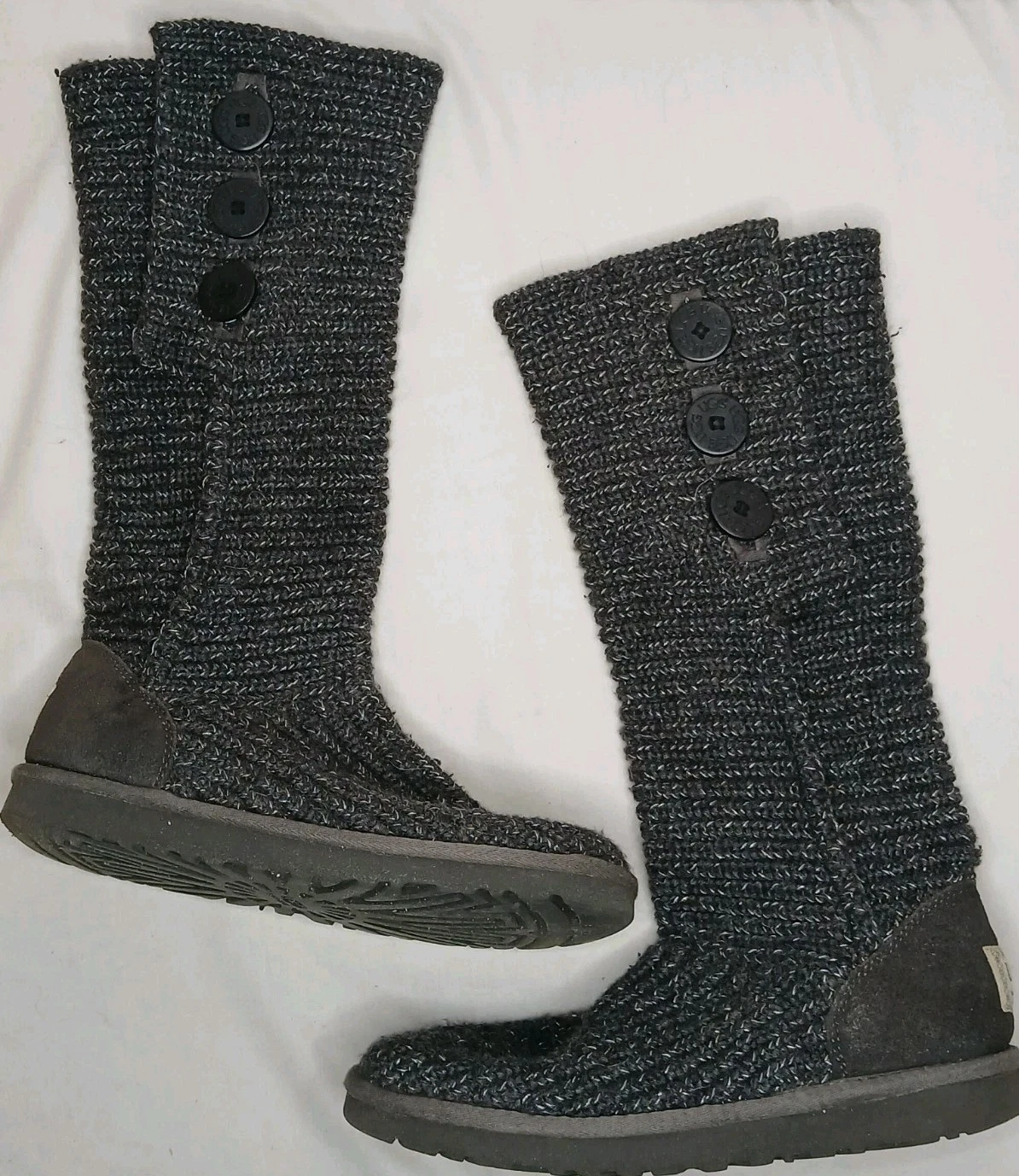 UGG Maglia Donna 8 Classica Cardy Convertibile Grigio Nero