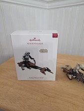 HALLMARK ORNAMENT STAR WARS RETURN OF THE JEDI A WILD RIDE ON ENDOR NIB 2019