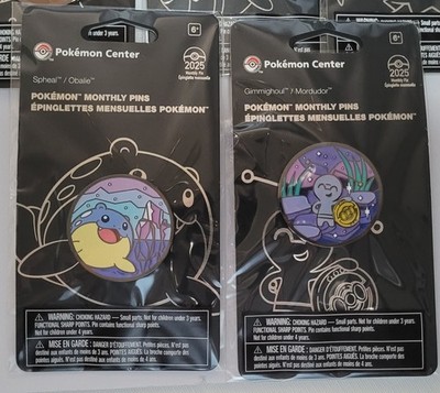 2025 Pokemon Center Monthly Habitat Pins [FULL SET OF 12] Sealed