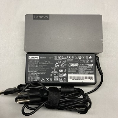 LENOVO THUNDERBOLT 3 ESSENTIAL DOCK DK1913 WITH 135W AC ADAPTER
