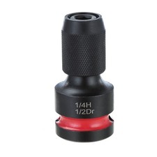 Quick Release Impact Adapter 1/2 inch to 1/4 inch for Socket Sets
