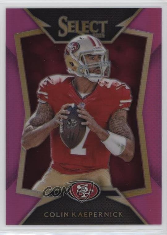 2014 Panini Select Fuchsia Prizm 164/199 Colin Kaepernick #29 0q5