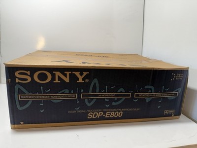 Sony SDP-E800 5.1 Surround Processor & LaserDisc AC-3RF New Open Box