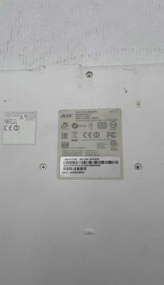 Portátil Acer Chromebook 13 CB5-311 Series 13,3′′ NVIDIA Tegra K1 sin disco duro Foto 3 de 4