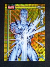 2026 Topps Chrome Marvel Comics Iceman #52 Gold Wave Refractor /50