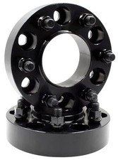 2 Pcs Hub Centric Wheel Spacers 6 on 135mm 1.75" Thick - 2 Pack Black Anodized