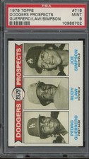 1979 Topps #719 Dodgers 1979 Prospects PSA 9