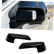MAXDOM Side Mirror Cap Compatible with Chevy Silverado 2019-2025 Gloss Black